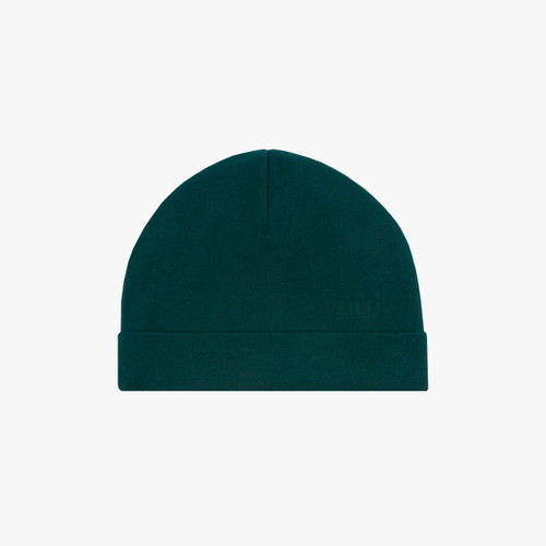 Pine green beanie, ZILLI embroidery