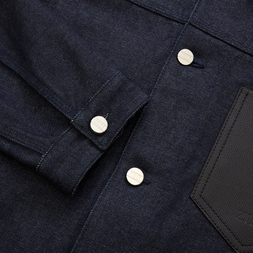Denim trucker jacket