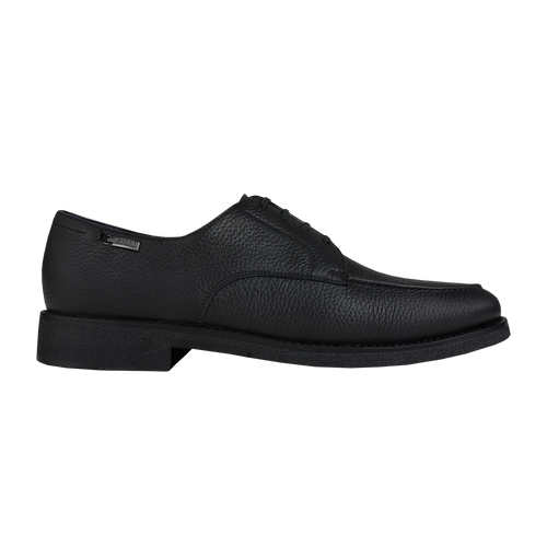 Black derbies in matt deerskin