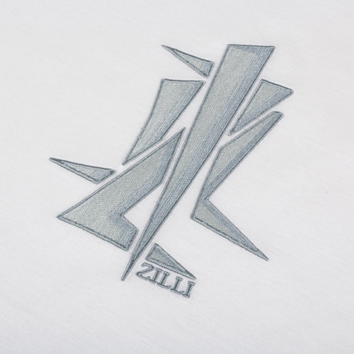 Ecru T-shirt, ZILLI embroidery