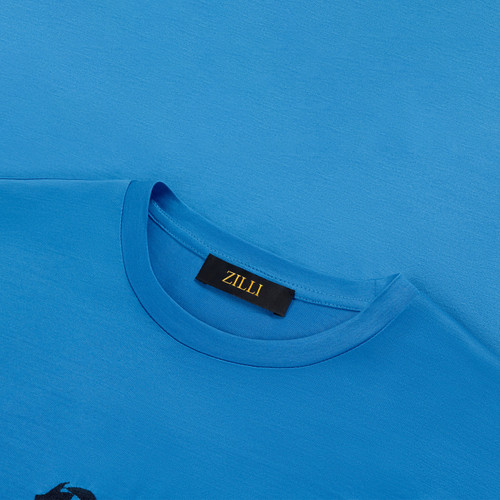 Blue Jeans T-shirt "Lion Signature" embroidery