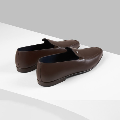 Brown loafers in soft Vanity calfskin