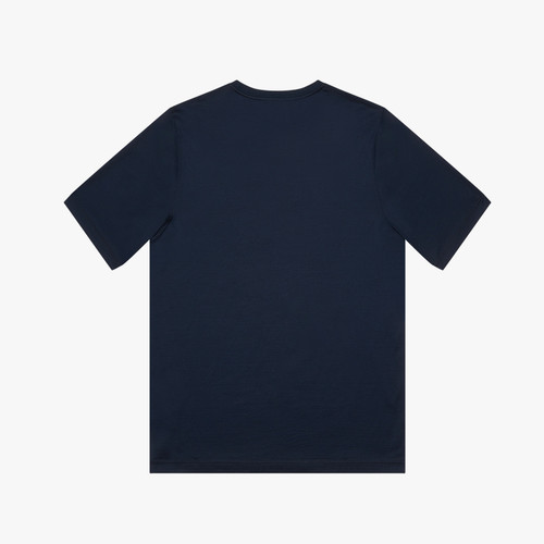 Navy T-shirt, "Micro griffon" embroidery