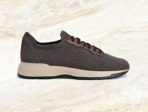 Coffee Knitwear Running sneakers test