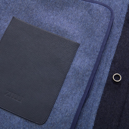 Dark navy double overshirt TEST07