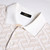 Natural white “Braid Vanisé” button-down polo shirt