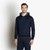 Dark navy blue and light grey bicolor jogging suit