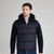 Navy sleeveless padded coat