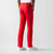 Red trousers in stretch cotton, slim fit