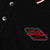 Black buttoned polo shirt, "Micro Extravegas" embroidery