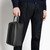 Black double zippered beauty case, "Travel Weekender"