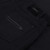 Charcoal grey trousers, elastic waistband, houndstooth patterned patch