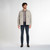 Charcoal grey jeans, "Lion Circle" embroidery, slim fit