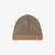 Taupe and beige beanie
