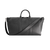 Black zippered travel bag with shoulder strap, large 'Travel Weekender' model