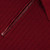 Burgundy red zipped polo shirt, striped jacquard weave, crocodile detail