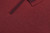 Burgundy red zipped polo shirt, long sleeves
