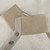 Beige trompe-l'œil full-zip sweater, double collar