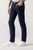 Navy-blue jeans, "ZILLI Poem" embroidery
