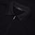 Black zipped polo shirt, long sleeves