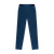 Indigo blue corduroy trousers, elastic waistband