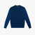 Denim blue round neck sweater