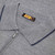 Grey zipped polo shirt, ZILLI embroidery