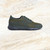 Dark sage “Geometric Runner” sneakers