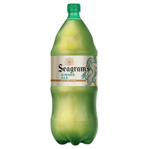 Seagrams Ginger Ale Soda Soft Drink, 2 Liters