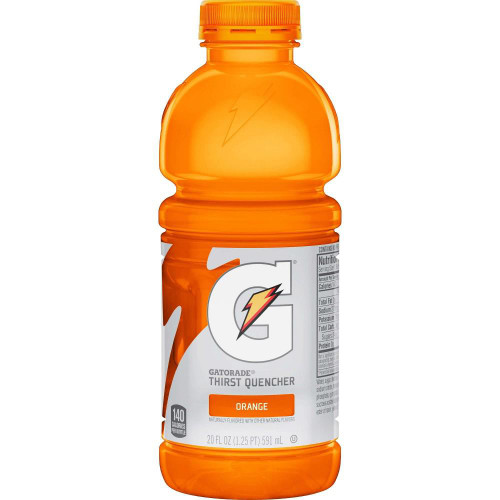 Gatorade Thirst Quencher Orange 20 Fluid Ounce Plastic Bottle