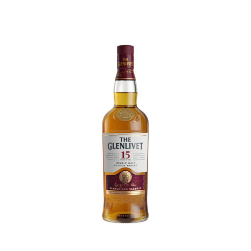 The Glenlivet Single Malt Scotch Whisky Scotland 15 Year Old