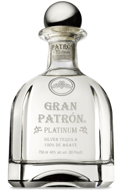 Gran patron Platinum Silver 100% Agave Tequila 750ml