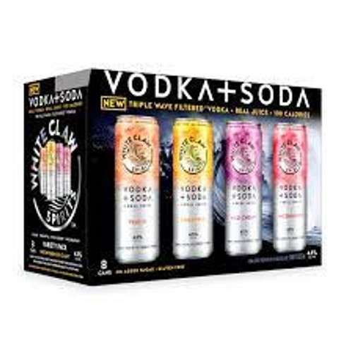 WHITE CLAW SELTZER WORKS Vodka Soda Variety 8pk