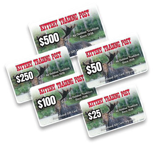 Stack of KTP gift cards for giveaway prizes