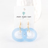 Acrylic Dangle Earrings - Orbit Design (Sky Blue)