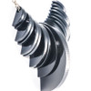 SALE Acrylic Statement Necklace - Moon Phase (Space Black)