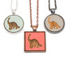 Small Cameo Pendants - Brontosaurus