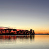 Landscape Painting Pendant - Lake Sunset (Dreher Island Series)