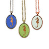 Small Cameo Pendants - Seahorse