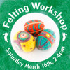 In-Person Workshop - Needle Felted Easter Eggs (AFTERNOON SESSION - March 16th, 2024) in Greer, SC