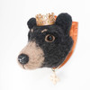 Needle Felted Black Bear Portrait (Animal Kingdom Collection)