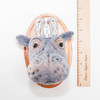 Needle Felted Hippopotamus Portrait (Animal Kingdom Collection)