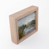 Mini Wool Landscape Painting: Needle Felted Fiber Art (Winter Marsh) 3x4