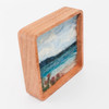 Mini Wool Landscape Painting, Needle Felted Fiber Art: Swedish Summer #1