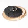 Needle Felted Crow Portrait with Stolen Ring (Corvid Collection)
