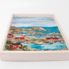 Wool Landscape Painting: Needle Felted Fiber Art, Swedish Archipelago (8x10)