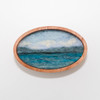 Mini Wool Landscape Painting, Needle Felted Fiber Art: Swedish Summer #2
