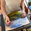 In-Person Workshop - Needle Felted Landscape (MORNING SESSION 9am-12pm on October 10th) in Greer, SC