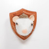 Needle Felted Mouse Portrait with Acorn Hat