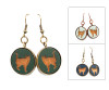 Large Dangle Earrings - Cat (#8)